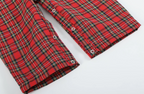 Red Christmas Plaid Santa Sleigh Smocked Overalls — Lil Cactus