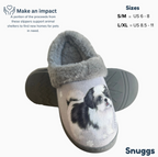 Shih Tzu Black Snuggs Slippers — E&S Pets