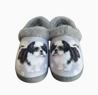 Shih Tzu Black Snuggs Slippers — E&S Pets