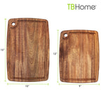 Acacia Wood Cutting Board with Juice Groove - Premium Cutting Boards from Totally Bamboo - Just $19! Shop now at Pat's Monograms