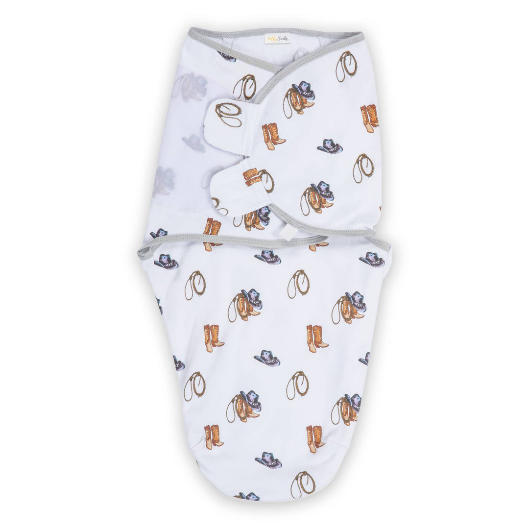 Life Is Better In Boots Baby Sleep Swaddle Organic Cotton - Premium Swaddle from LollyBanks - Just $15.95! Shop now at Pat's Monograms