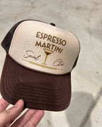 Espresso Martini Social Club Trucker |Drinking Cap| Trending — Vibes Hat Company