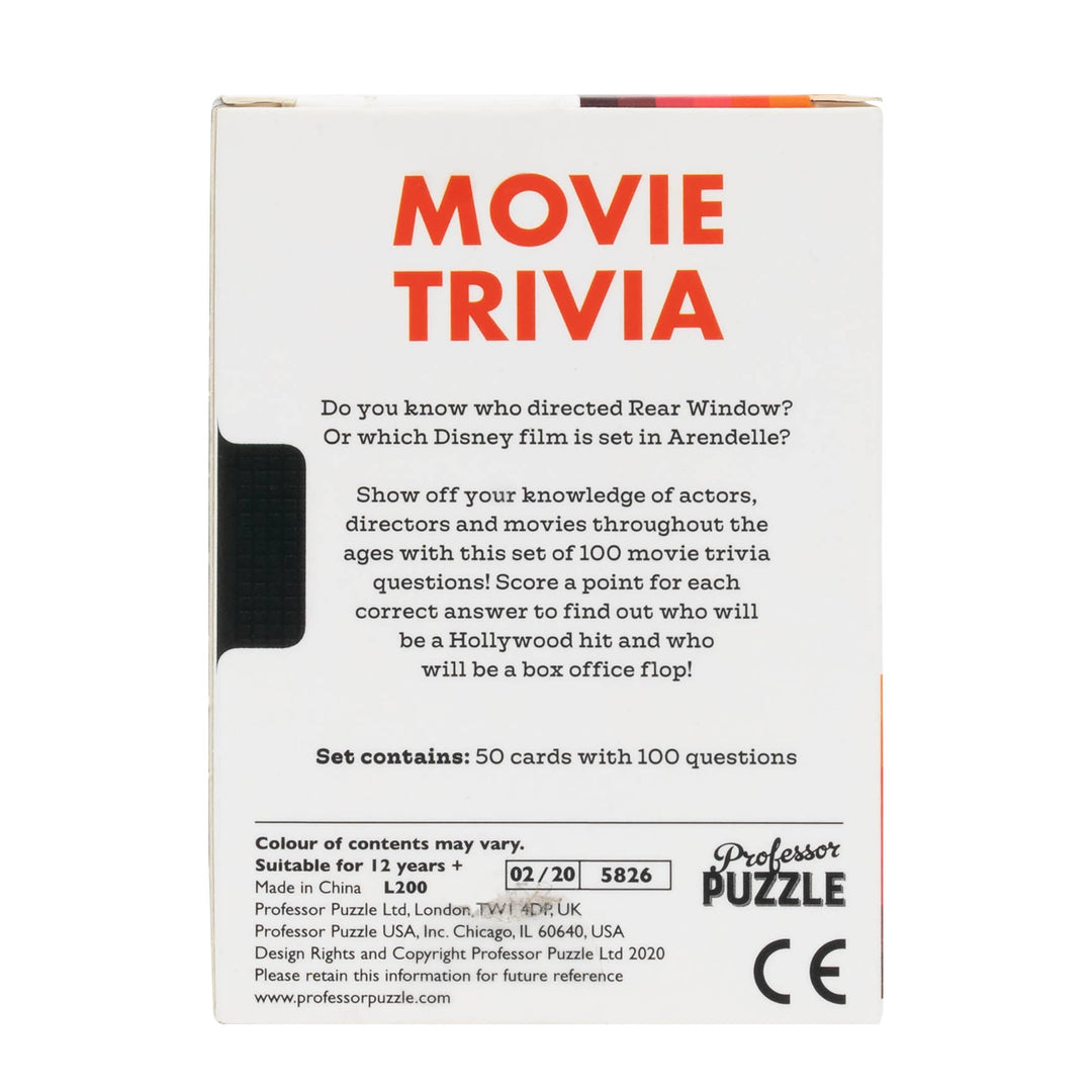 Mini Movie Trivia - Premium Gifts from Professor Puzzle USA, Inc. - Just $4.95! Shop now at Pat's Monograms
