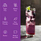 Sugar Free Blueberry Cobbler Syrup — Jordan's Skinny Mixes drink mix