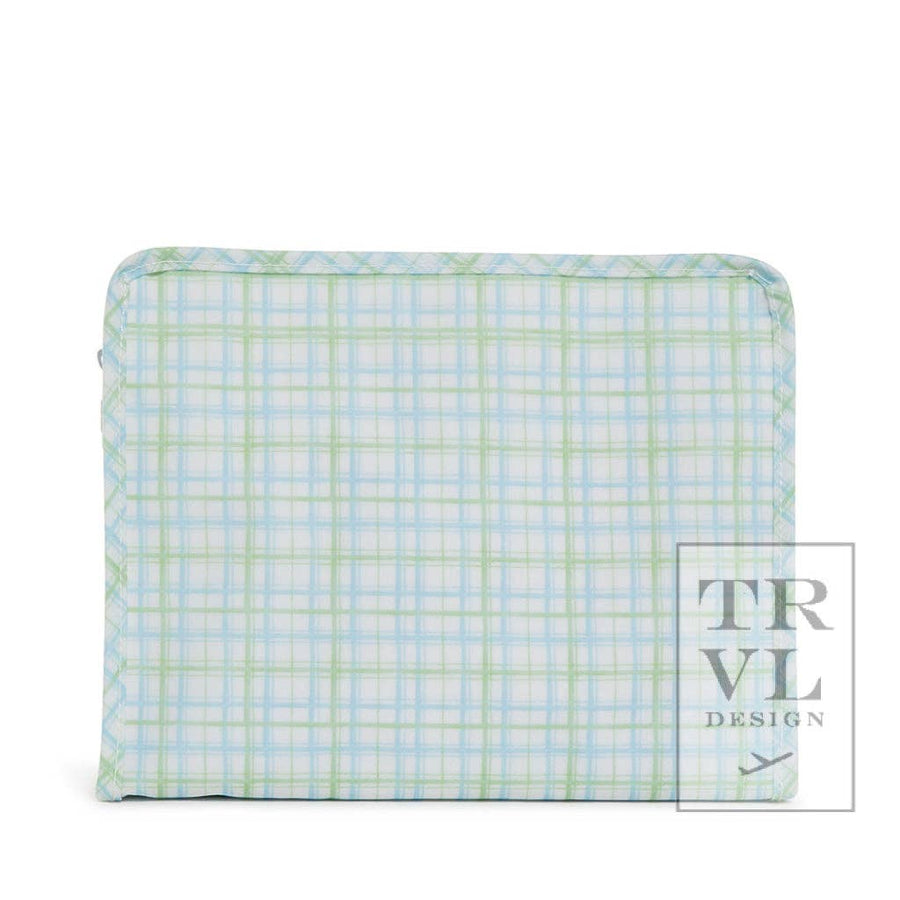 Roadie Large - Classic Plaid Zip Pouches - Premium travel bag from TRVL Design - Just $32! Shop now at Pat's Monograms