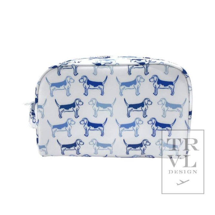 Stow It - Puppy Love Blue Dopp Kit Bag - Premium toiletry bags from TRVL Design - Just $29.95! Shop now at Pat's Monograms