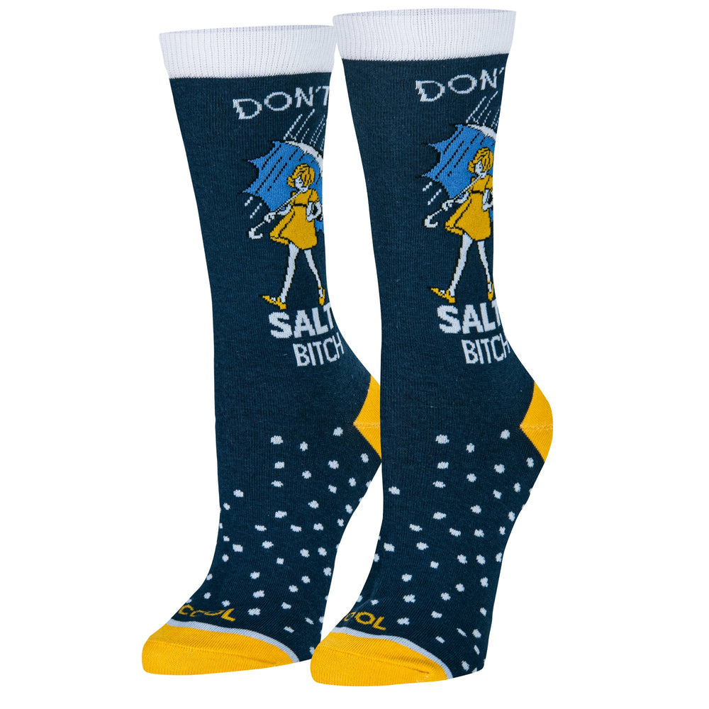 Salty Bitch - Womens Crew Folded - Cool Socks - Premium socks from Cool Socks - Just $12.95! Shop now at Pat's Monograms