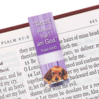 Be Still Magnetic Bookmark Set with Puppies - Psalm 46:10 — Christian Art Gifts gift item