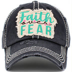 Faith Over Fear Hat — Your Fashion Wholesale