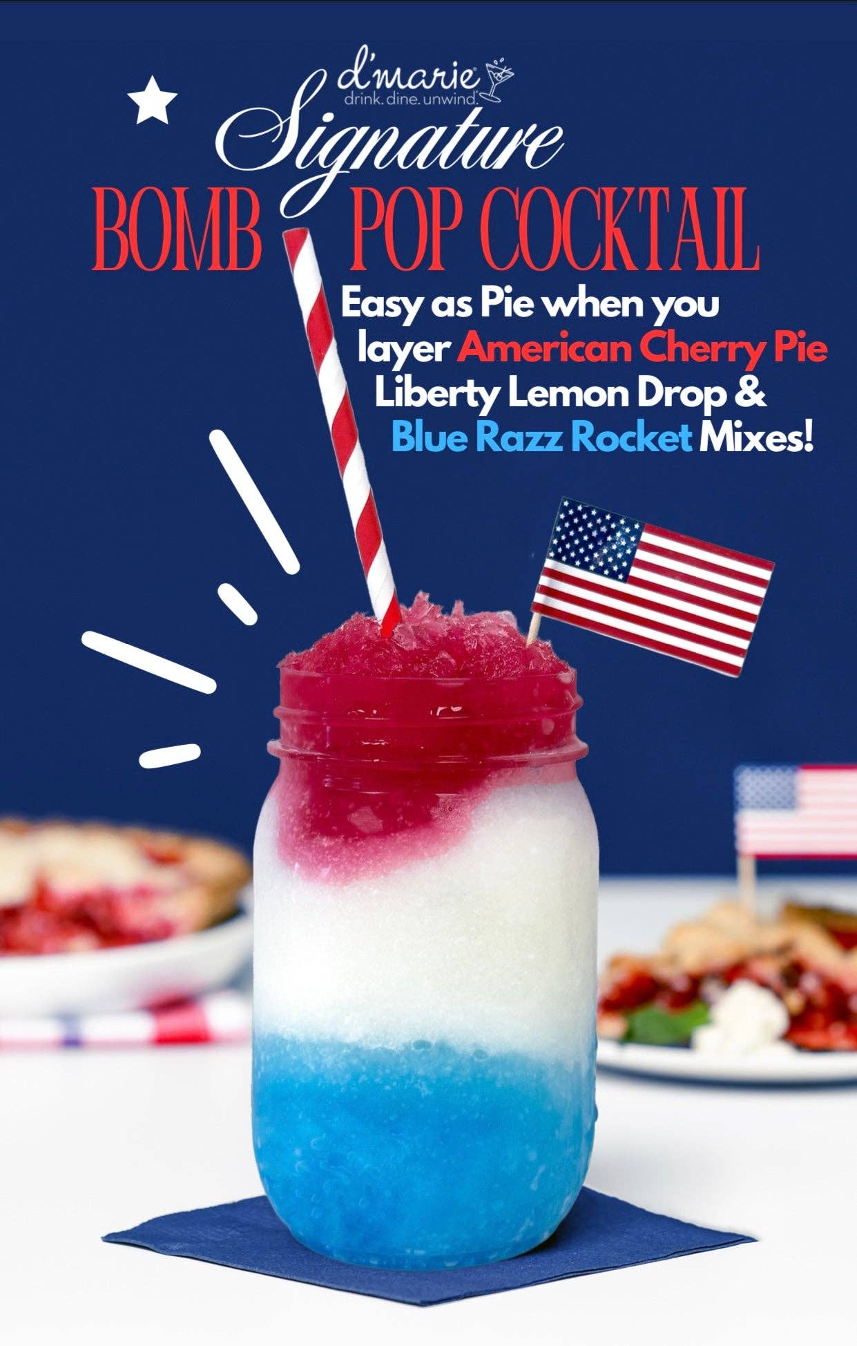 Liberty Lemon Drop Cocktail - Ready-To-Freeze Cocktail - Premium drink mix from d'marie inc. - Just $17! Shop now at Pat's Monograms