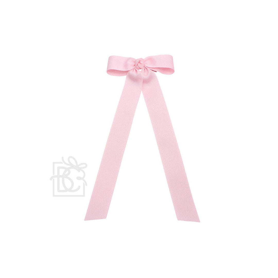 FLAT BOW W/ 7" STREAMERS ON ALLIGATOR CLIP - Premium Hair Bows from Beyond Creations, LLC - Just $9.95! Shop now at Pat's Monograms