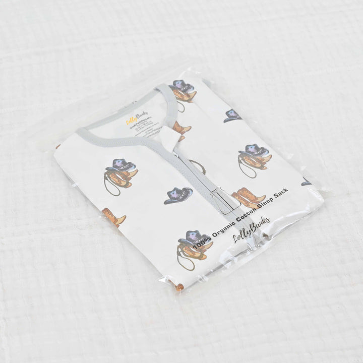 Life Is Better In Boots Baby Sleep Sack, 100% Organic Cotton - Premium Swaddle from LollyBanks - Just $21.95! Shop now at Pat's Monograms