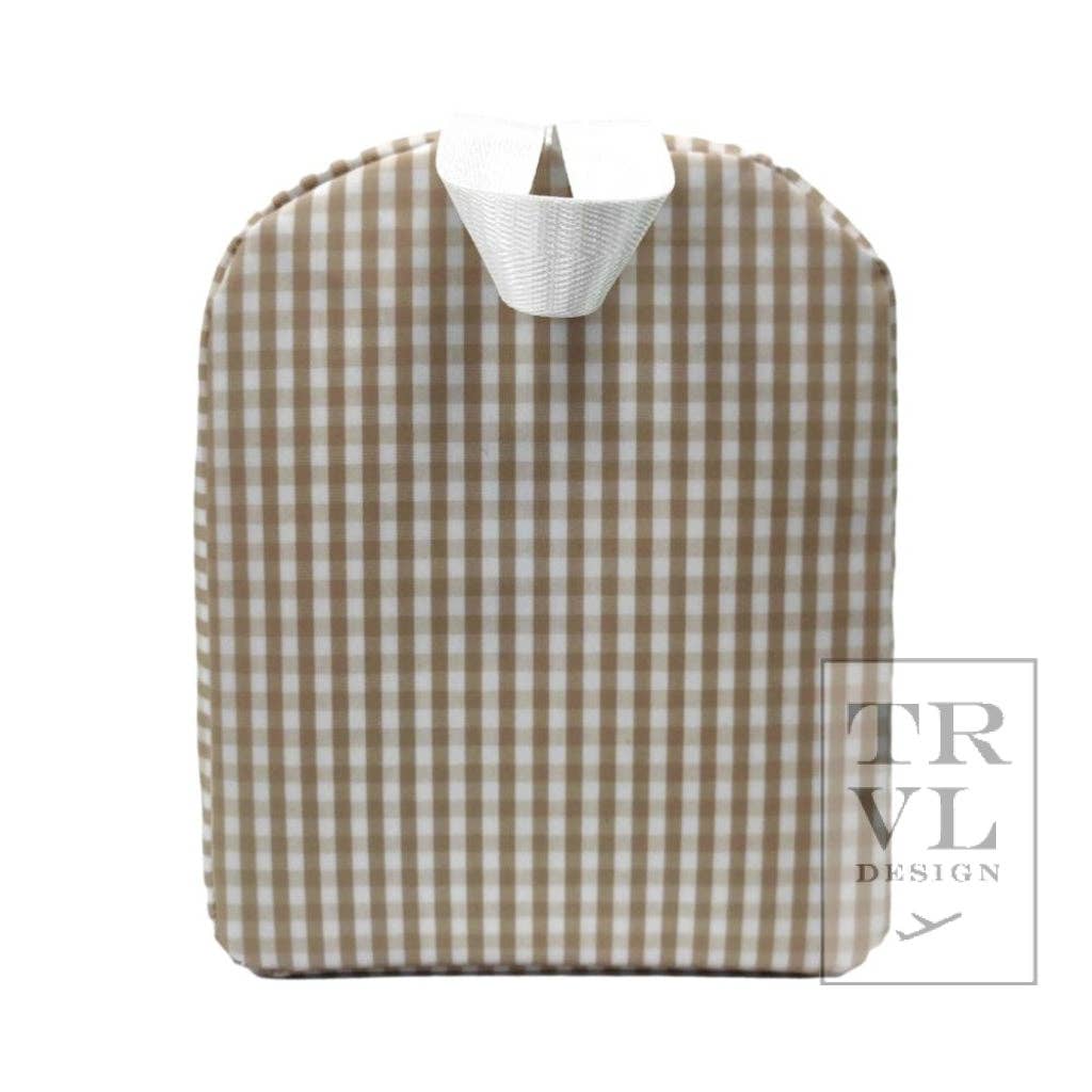 Bring It Lunch Bag - Gingham Khaki - Premium  from TRVL Design - Just $42.95! Shop now at Pat's Monograms