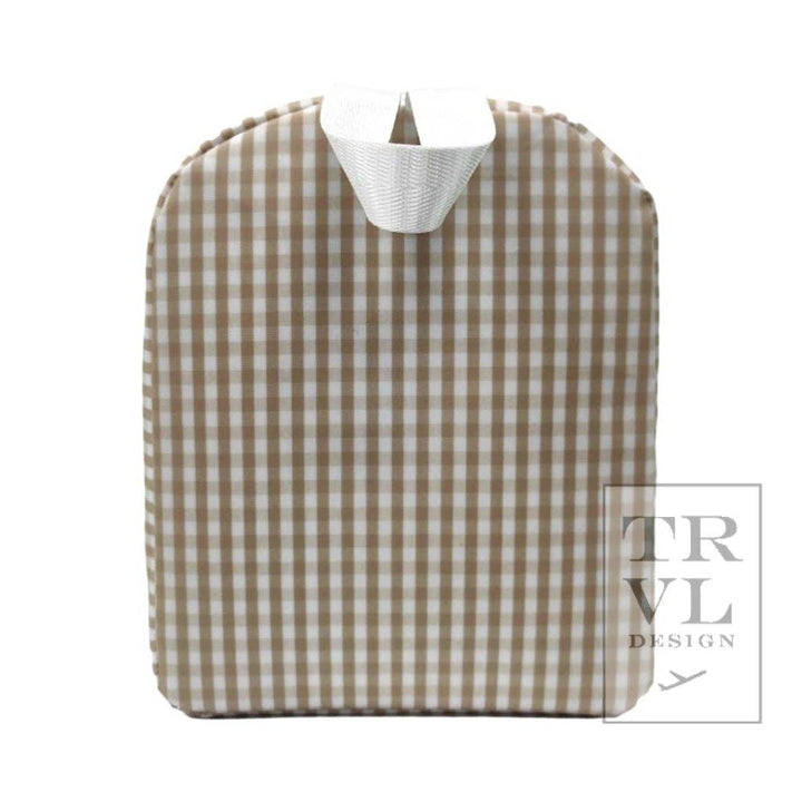 Bring It Lunch Bag - Gingham Khaki - Premium  from TRVL Design - Just $42.95! Shop now at Pat's Monograms