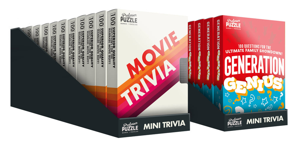 Mini Movie Trivia - Premium Gifts from Professor Puzzle USA, Inc. - Just $4.95! Shop now at Pat's Monograms