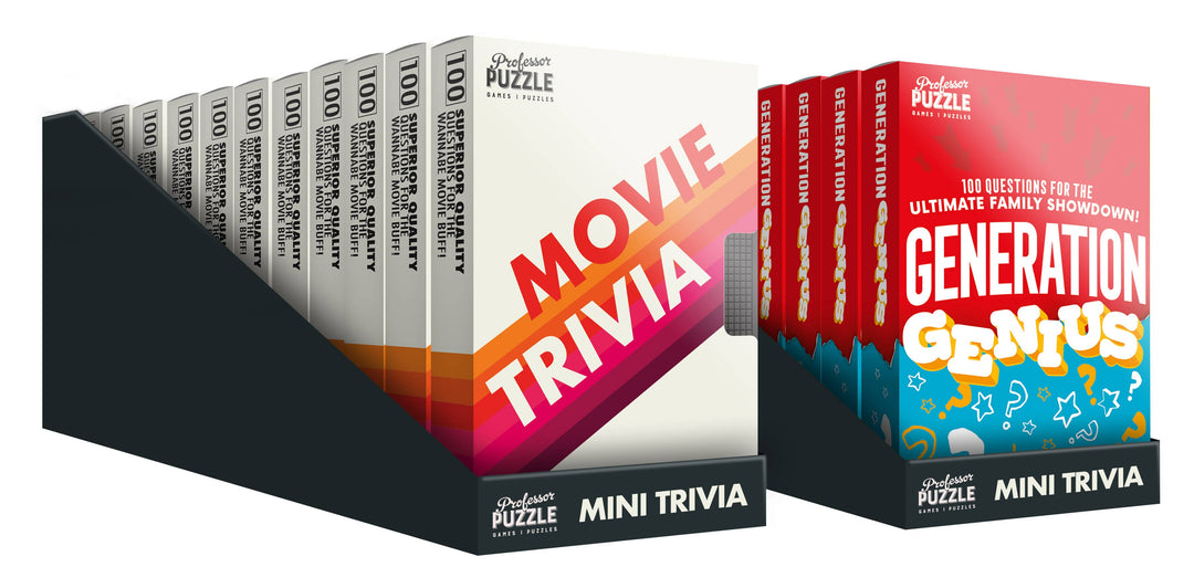 Mini Movie Trivia - Premium Gifts from Professor Puzzle USA, Inc. - Just $4.95! Shop now at Pat's Monograms