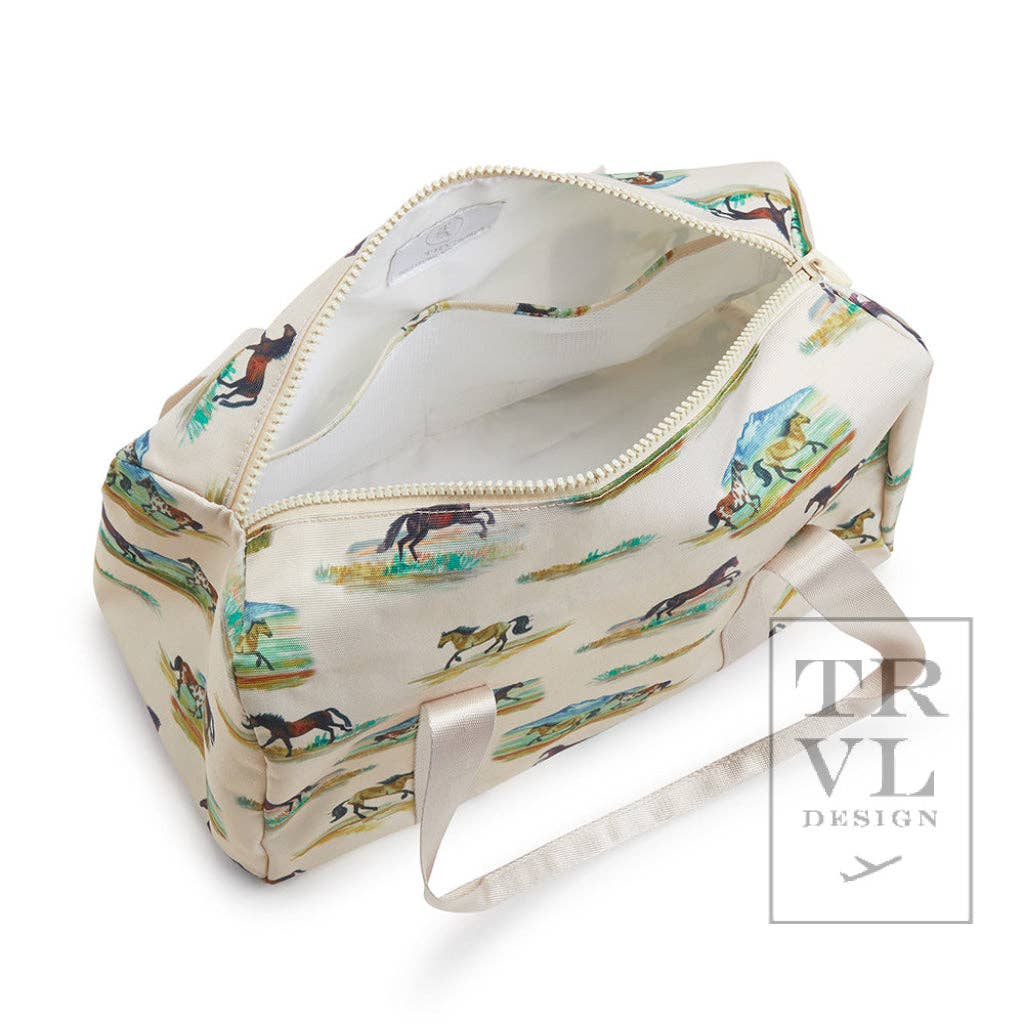Mini Packer - Wild Horses - Premium Duffel Bags from TRVL Design - Just $39.95! Shop now at Pat's Monograms