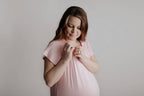 Light Pink Mommy Labor and Delivery/ Nursing Gown — Three Little Tots Maternity Clothing
