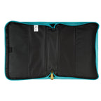 Amazing Grace Floral Teal Faux Leather Bible Cover — Christian Art Gifts Books and Devotionals