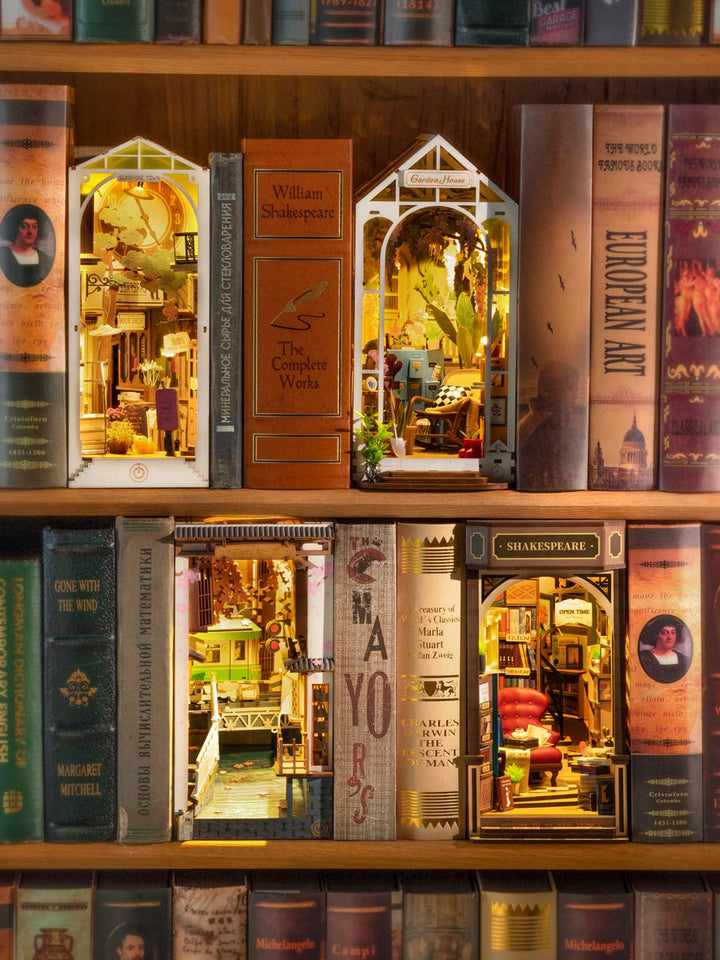 Rolife Bookstore DIY Book Nook Kit - Premium gift item from Magnote - Just $42.95! Shop now at Pat's Monograms