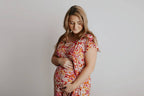 Wild Child Maternity Mommy Labor and Delivery/ Nursing Gown — Three Little Tots Maternity Clothing