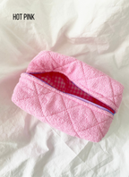Regular Size Make Up Bag - TERRY: ONE SIZE / ALMOND — LoveLina