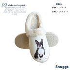 Boston Terrier Snuggs Slippers — E&S Pets
