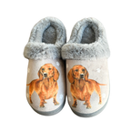 Dachshund Red Snuggs Slippers — E&S Pets