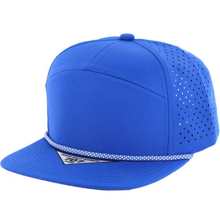 BLANK 7 PANEL HYDRO WITH ROPE SNAPBACK CAP - Premium hat from Zion Brand - Just $14! Shop now at Pat's Monograms