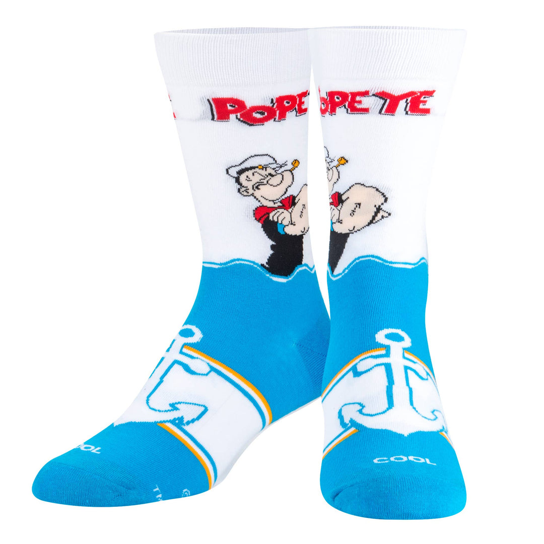 Popeye the Sailor Man Socks - Premium socks from Cool Socks - Just $12.95! Shop now at Pat's Monograms