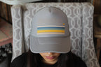 Mama Retro Striped Foam Trucker — Vibes Hat Company