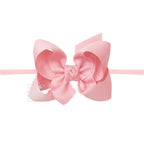 1/4" PANTYHOSE HEADBAND W/SIGNATURE GROSGRAIN BOW — Beyond Creations, LLC Baby Accessories
