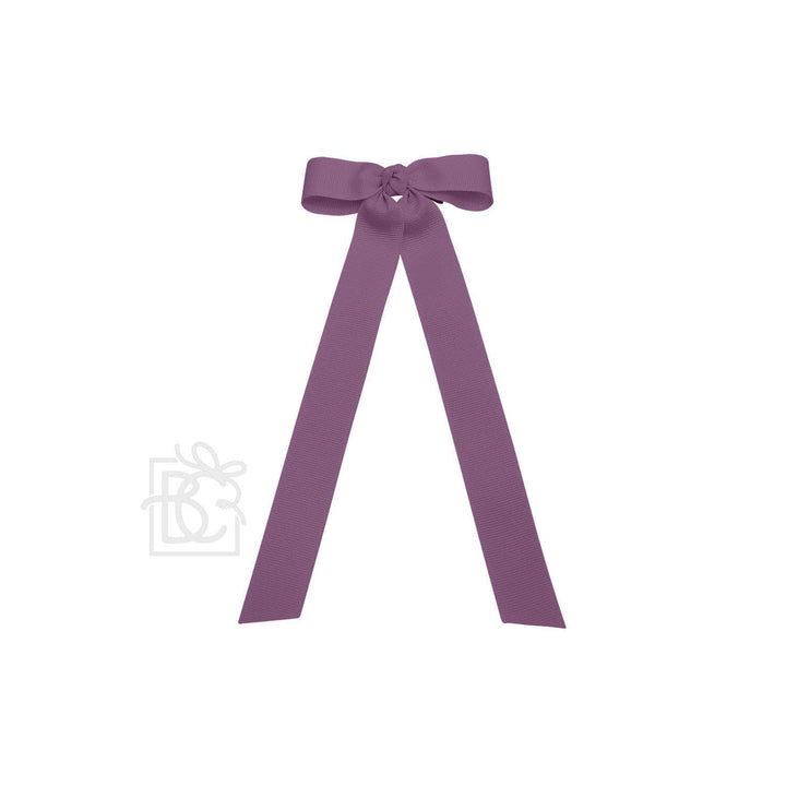 FLAT BOW W/ 7" STREAMERS ON ALLIGATOR CLIP - Premium Hair Bows from Beyond Creations, LLC - Just $9.95! Shop now at Pat's Monograms