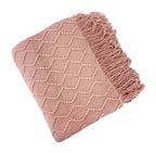 Weave Knit 50x60 Inch Throw Blanket — Fennco Styles