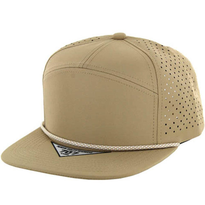 BLANK 7 PANEL HYDRO WITH ROPE SNAPBACK CAP - Premium hat from Zion Brand - Just $14! Shop now at Pat's Monograms