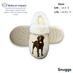 Labrador Chocolate Snuggs Slippers — E&S Pets