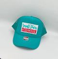 Small Town Smoke Show Foam Trucker Hat — Lucky Girl TX Headwear