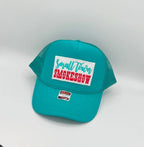 Small Town Smoke Show Foam Trucker Hat — Lucky Girl TX Headwear