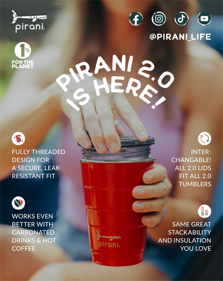 Insulated Stackable Tumbler 26 oz - Premium drinkware from Pirani Life - Just $33.95! Shop now at Pat's Monograms
