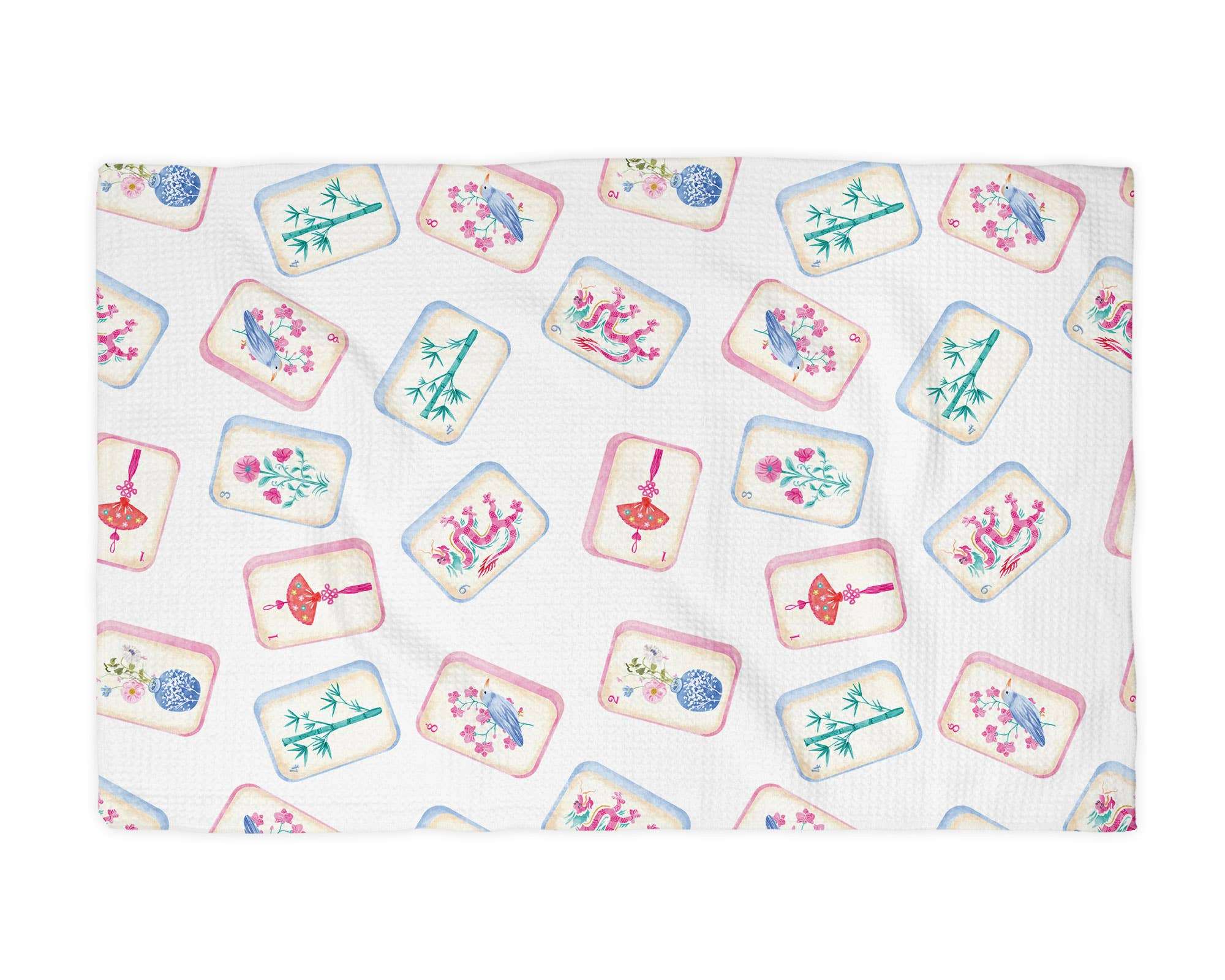 Mahjong Kitchen Towel - Premium Kitchen Towel from Canary Road - Just $15.95! Shop now at Pat's Monograms