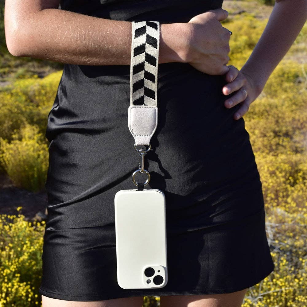 Clip & Go Strap w/Zippered Pouch Chevron - Premium Accessories from Save The Girls - Just $31.95! Shop now at Pat's Monograms