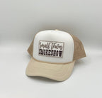 Small Town Smoke Show Foam Trucker Hat — Lucky Girl TX Headwear