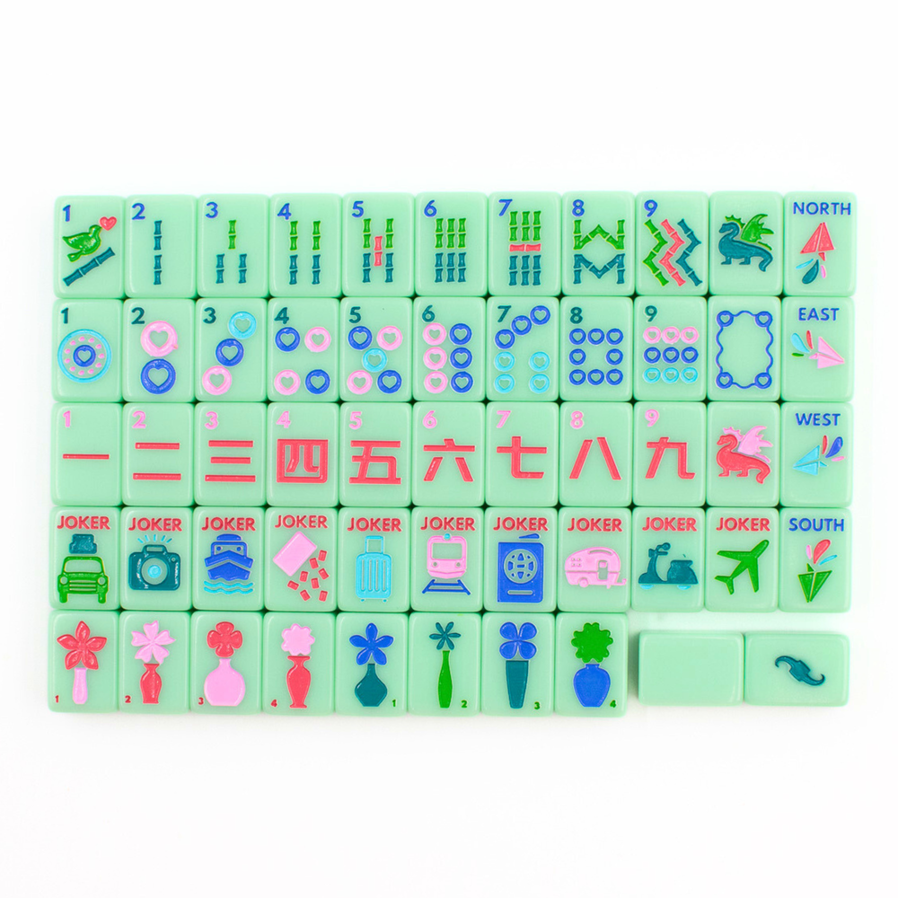 MINI TRAVEL MAHJONG  |  Mini Anywhere Series  |  Green - Premium Mahjong from My Fair Mahjong - Just $195.95! Shop now at Pat's Monograms