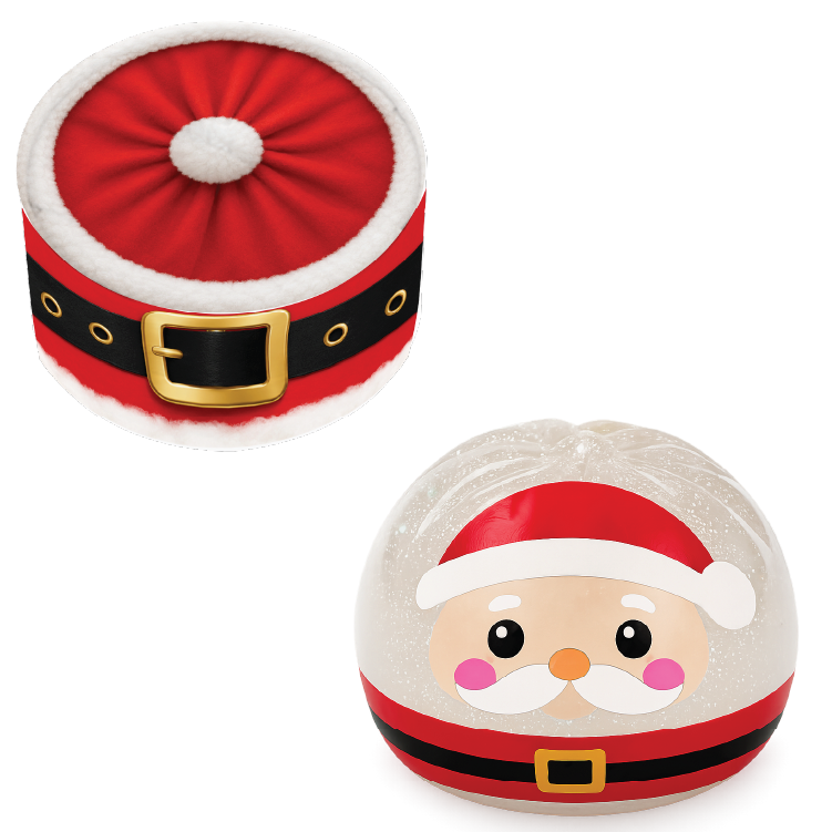 Fun Doh Christmas Dumpling Squishy Toy 12pc Holiday Display — Novelty Brands