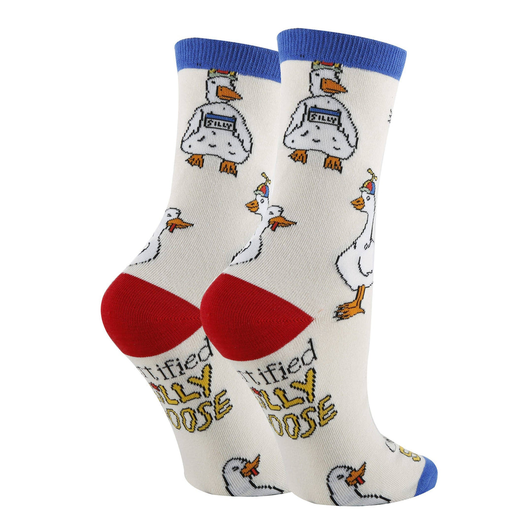 Silly Goose | Women's Funny Cotton Crew Socks - Premium Socks from Oooh Yeah/Sock It Up/Oooh Geez Slippers - Just $11.95! Shop now at Pat's Monograms