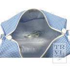 Weekender - Gingham Sky Duffel Bag - Premium Duffel Bags from TRVL Design - Just $64.95! Shop now at Pat's Monograms
