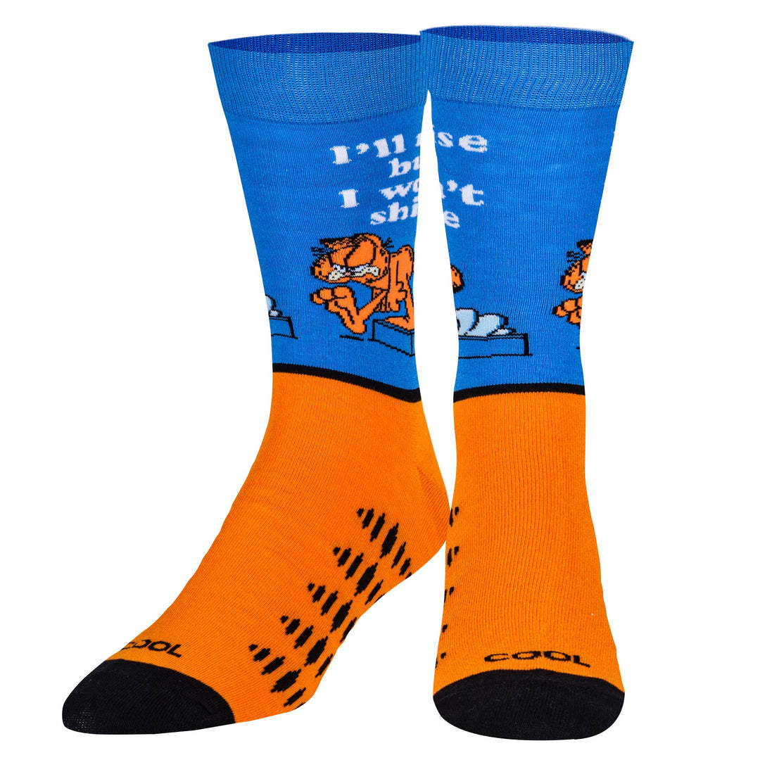 Garfield Rise & Shine - Mens Crew Folded - Premium Socks from Cool Socks - Just $11.95! Shop now at Pat's Monograms