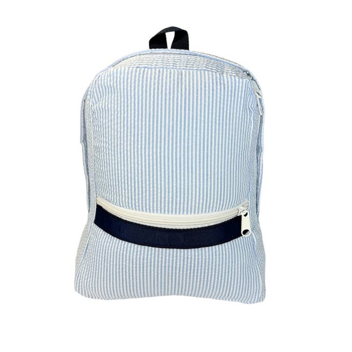 Small Seersucker Backpacks - Premium Backpack from Mint - Just $26.95! Shop now at Pat's Monograms