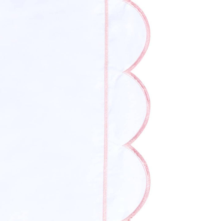 Scallop Frame Embroidered Cotton Percale Euro Sham - Premium Home Textiles from Mélange Home - Just $48.95! Shop now at Pat's Monograms