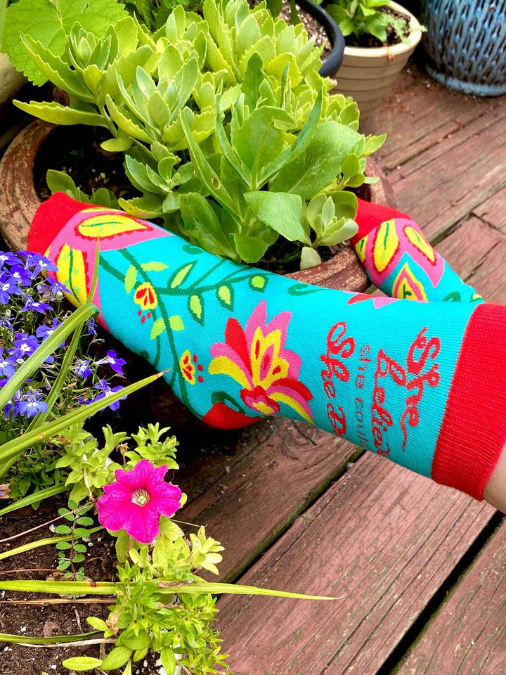 She Believed She Could, So She Did Women's Crew Socks - Premium Socks from Fabdaz - Just $12.95! Shop now at Pat's Monograms